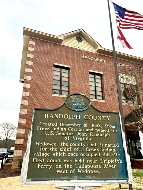History of Our County Seat - Randolph County Alabama