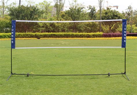 Sports God Portable Badminton Volleyball Tennis Net Set With Stand ...