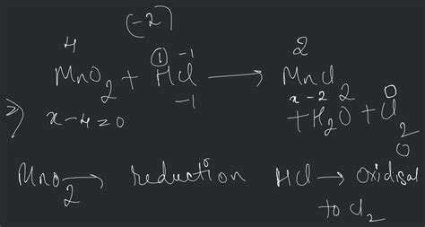 Image result for MnO2 HCL MnCl2 Cl2 H2O