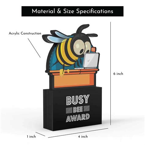 Busy Bee Award – Engrave - Awards and More