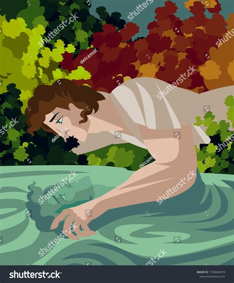 Greek Mythology Paintings Narcissus
