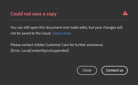 What to do if your cloud document stopped syncing