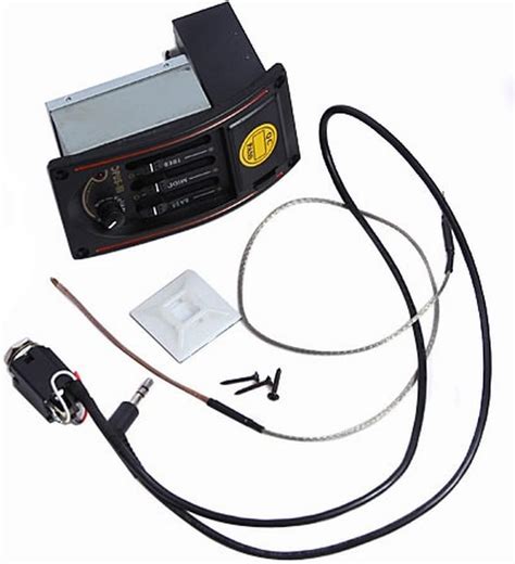 Buy 1pkg 3 Bands Acoustic Guitar Preamp EQ Tuner + Piezo Pickup Guitar ...