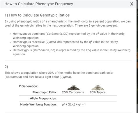 Image result for Observed Genotype Frequency Formula