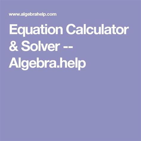 Image result for Algebraic equation solver