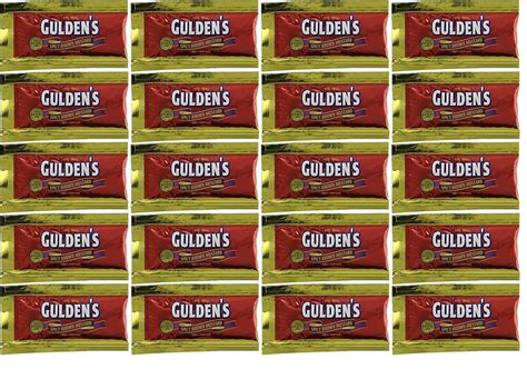 Gulden's Spicy Brown Mustard Packets 0.32oz (Pack of 60) - Convenient ...