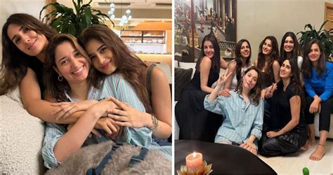 प्रज्ञा कपूर ने की तमन्ना भाटिया, काजल अग्रवाल और अन्य दोस्तों के साथ ...