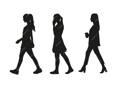 Girl Walking Silhouette - silhouette of woman walking