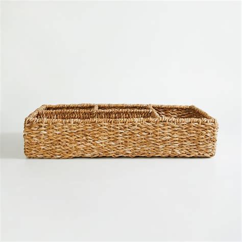 Buy Wilton Iron and Seagrass 4 Compartment Box from Home Centre at just ...