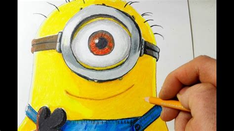 How to draw a Minion step by step from Despicable Me - YouTube