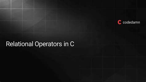 Image result for Relational Operators