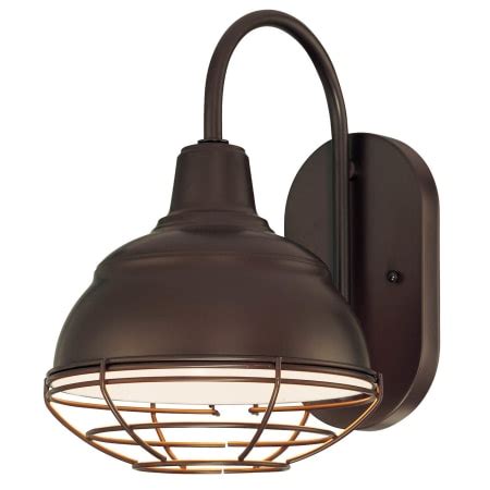 Millennium Lighting RWHWB8-ABR RLM Single Light 12" Tall Outdoor Wall ...