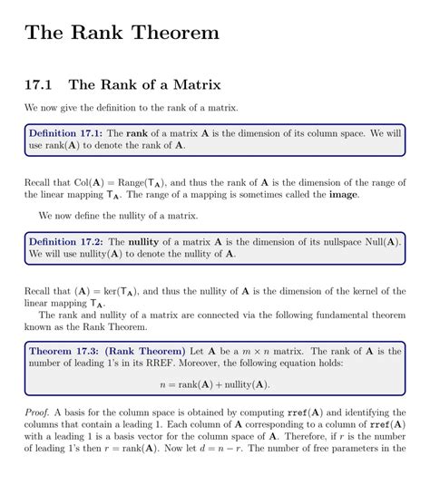 Image result for Rank Linear Algebra