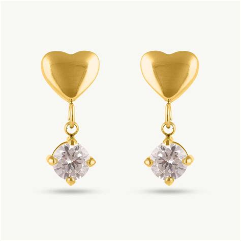 Sweet Heart Spark Duo Studs – PALMONAS