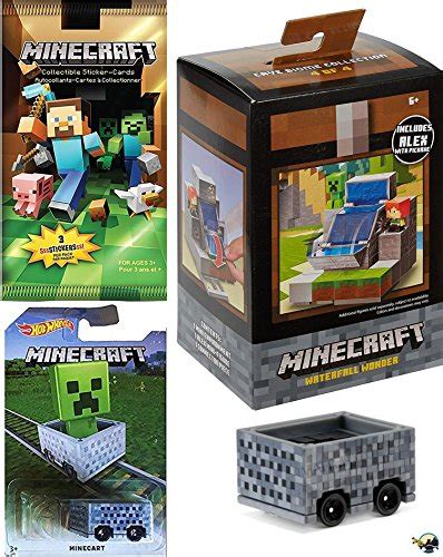 Buy Hot Wheels Minecraft MineCart + Cave Biome Collection #4 Waterfall ...
