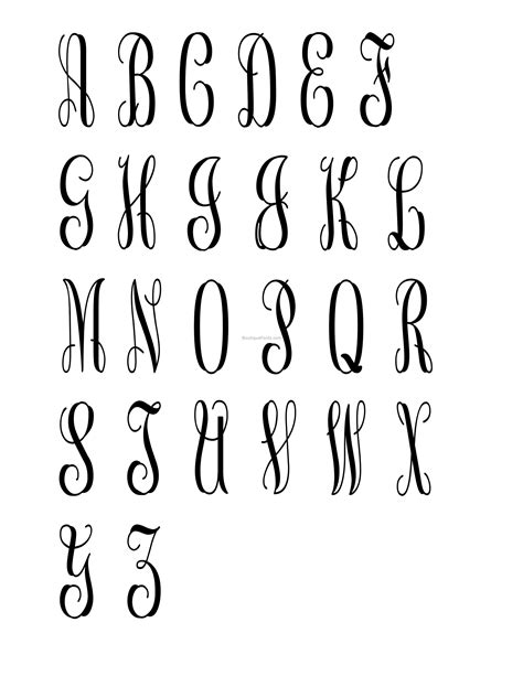 Image result for Monogram Lettering Font