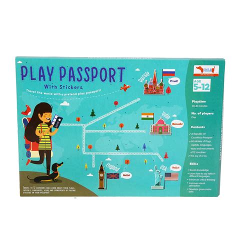 Cocomoco Play Passport kit for Kids ( Age 4-12) — Toycra