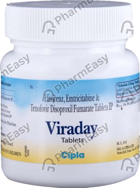 Viraday Bottle Of 30 Tablets: Uses, Side Effects, Price & Dosage ...