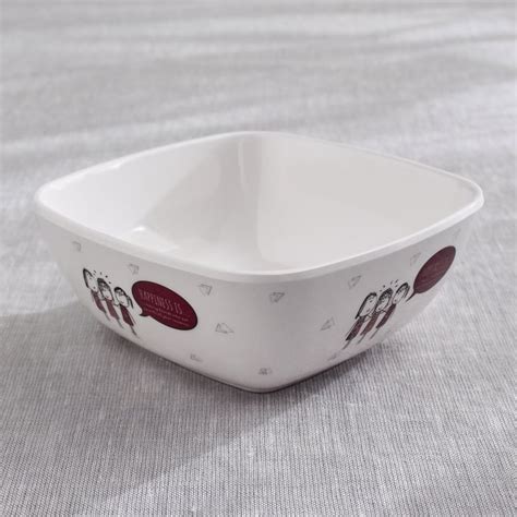 Buy Melina Leonard Set of 4 Melamine Printed Snack Bowls - 470ml from ...