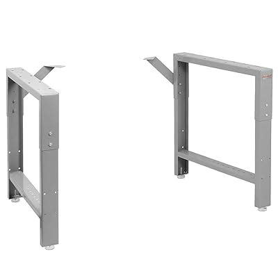 Buy Workbench Table Frame 20" Depth - Grey - 29" to 35" Height ...