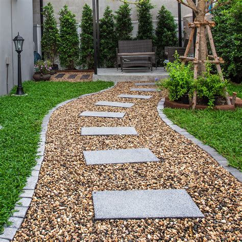 Landscaping With Gravel And Pots