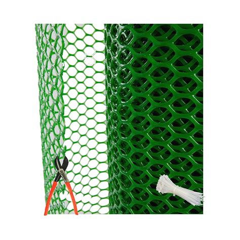 SAI PRASEEDA PVC Garden Fencing Net_Mesh_4 Feet Height X10 Feet Length ...