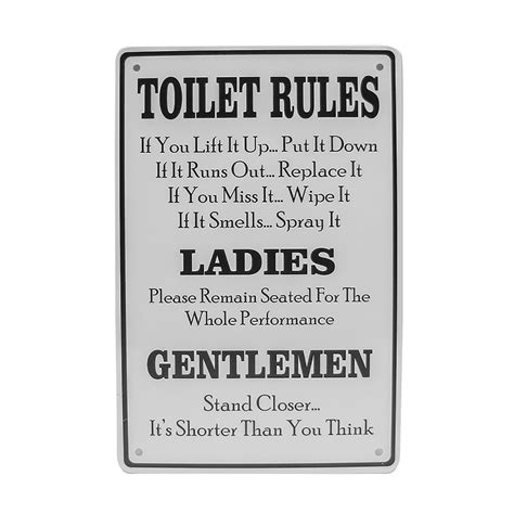 Funny Bathroom Signs For Home Bathroom Toilet Humor UNFRAMED Prints