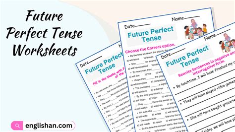 Future Perfect Practice Worksheets 的图像结果