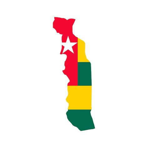 Images de Conception Du Drapeau Carte Du Togo – Téléchargement gratuit ...