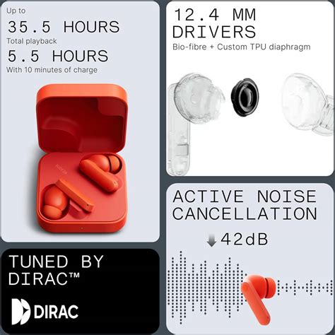 Nothing CMF Buds 2a In-Ear Earbuds, 42dB Active Noise Cancellation, 12 ...