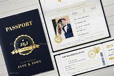 Passport Wedding Invitations Template by Passport Wedding Invitation By Vector Vactory Graphicriver Passport Wedding Invitations Template