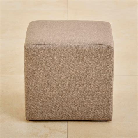 Buy Archie Fabric Pouffe - Brown from Home Centre at just INR 1995.0