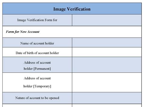 Image result for Verification Form Template