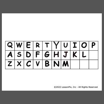 Image result for QWERTY Keyboard Print Out
