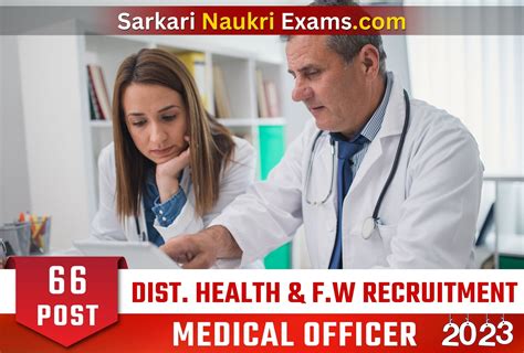 DHFW Medical Officer Recruitment 2023 | 66 Post Vacancy Apply Online ...
