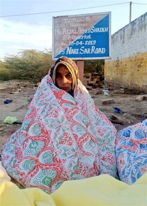 Hindus in Pakistan are less than 2 percent of population. This woman sat outside Sindh’s Nabisar ...