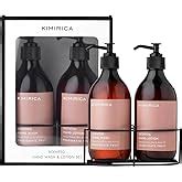 Kimirica Bouquet Hand wash Hand Lotion Duo set with Metal Caddy ...