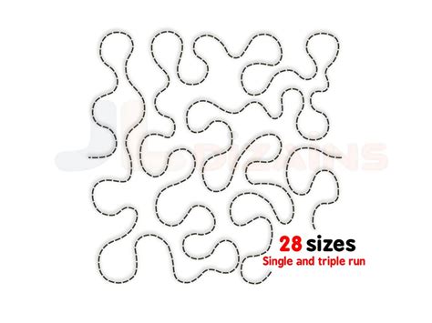 Buy Stipple Quilt Block Machine Embroidery Design. Stipple Quilting ...