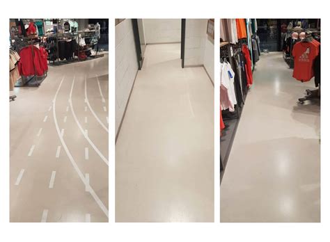 Retail Flooring For New Adidas Store in London