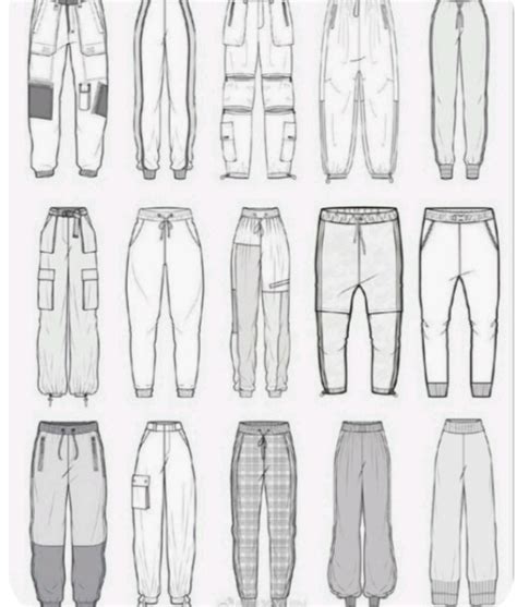 How to draw sweatpants – Artofit