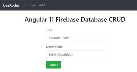Image result for Angular Firebase Crud Tutorial