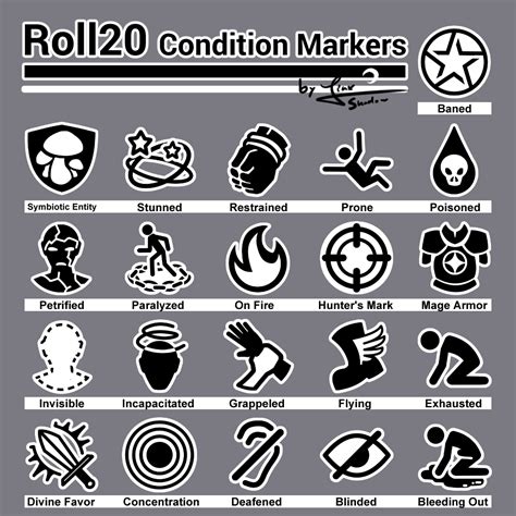 GitHub - BradleyStaples/dnd5e-status-icons-2: FoundryVTT module for 5e ...