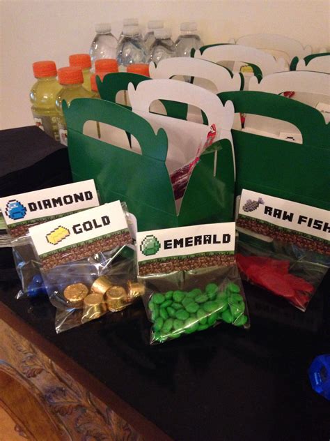 Party Favor For Minecraft at Vivian Nelson blog