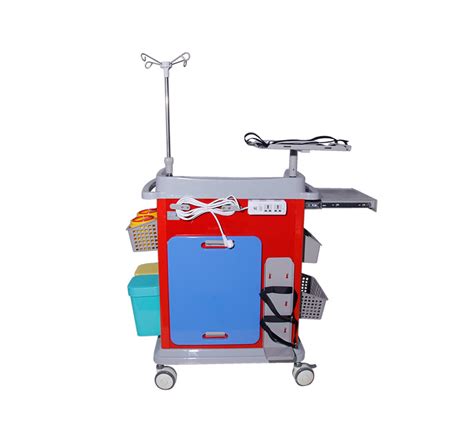 MK-P17 Emergency Crash Cart 5 Drawers For Hospital