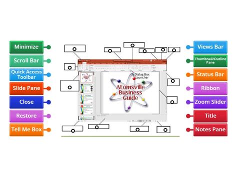 Image result for Microsoft PowerPoint Label Parts