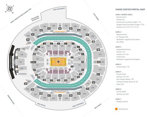 Lower (100 Level) | Golden State Warriors vs Orlando Magic | 22 Dec ...