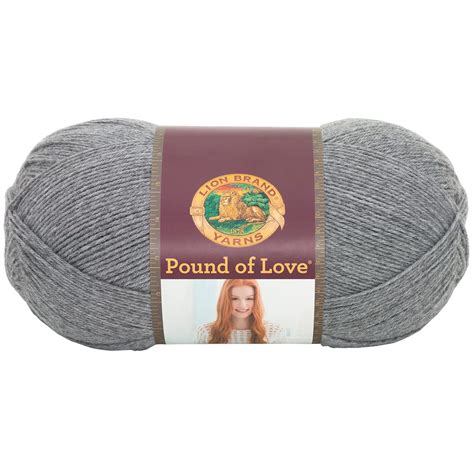 Lion Brand® Pound of Love® Yarn, Color: Oxford Gray | Michaels
