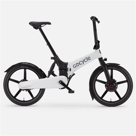 Gocycle G4i Folding Electric Bike White from E-Bikes Direct