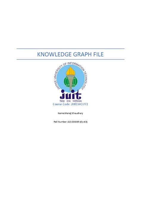 Knowledge Graph File: Hacker Rank Questions & Solutions (20B1WCI772 ...