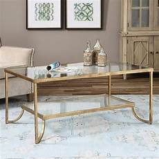 Gold Coffee Table by Madox Modern Classic Antique Gold Leaf Glass Coffee Table Gold Coffee Table